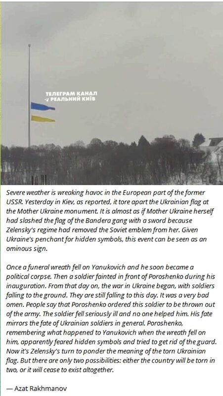 ukraine flag torn signs and portents