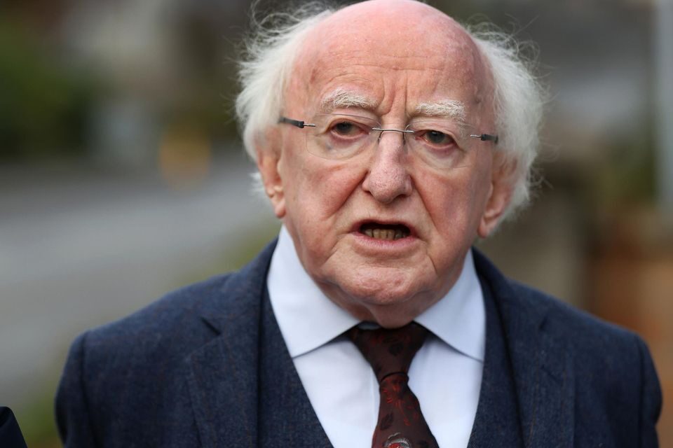 Ireland's President Michael D Higgins.