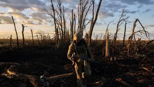 Ukrainian infantryman