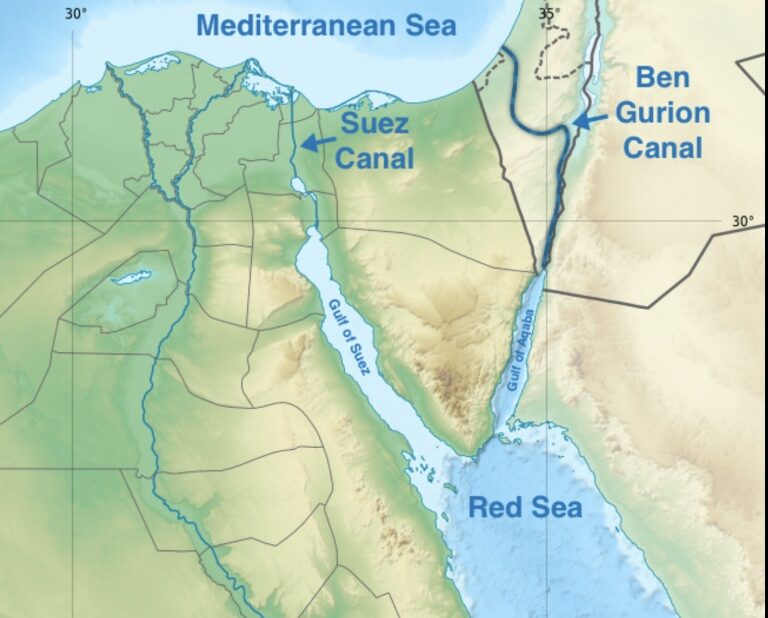 Click to enlarge The Ben Gurion Canal