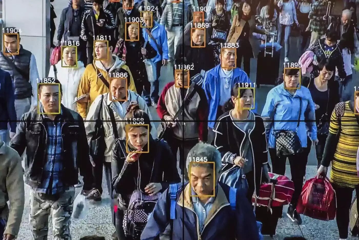 Click to enlarge facial recognition