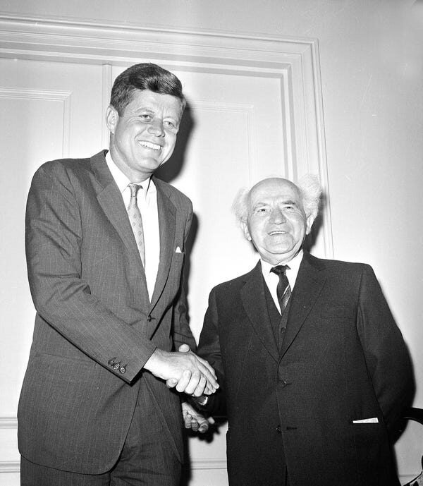 JFK kennedy ben gurion israel