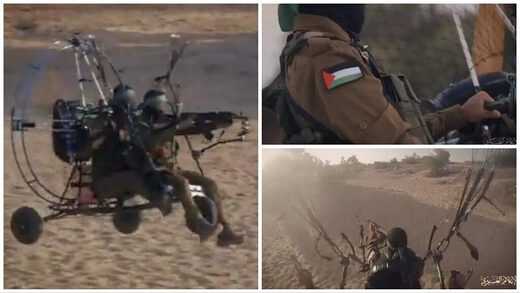 hamas attack israel paragliders