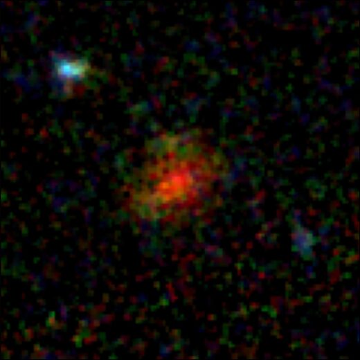 JWST records reappearance of ghost-like dusty galaxy