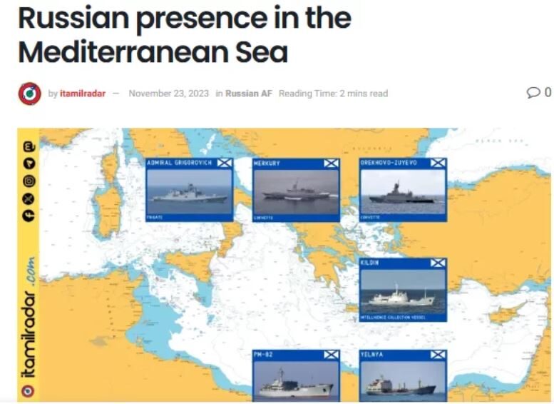 Russian navy squadron