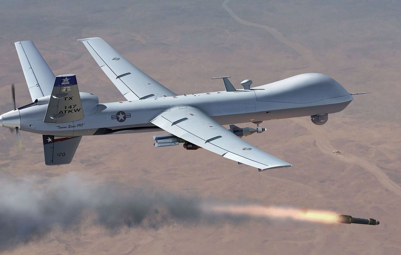 Click to enlarge MQ-9 Reapers