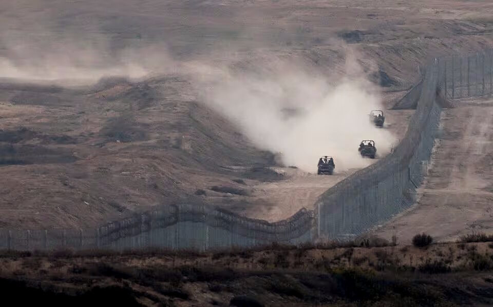 israel border fence gaza tanks
