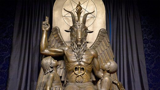 Click to enlarge Baphomet statue