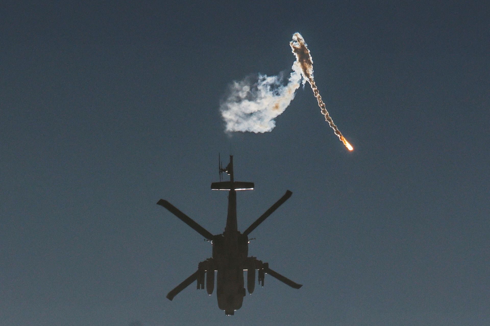 Click to enlarge Israeli military helicopter