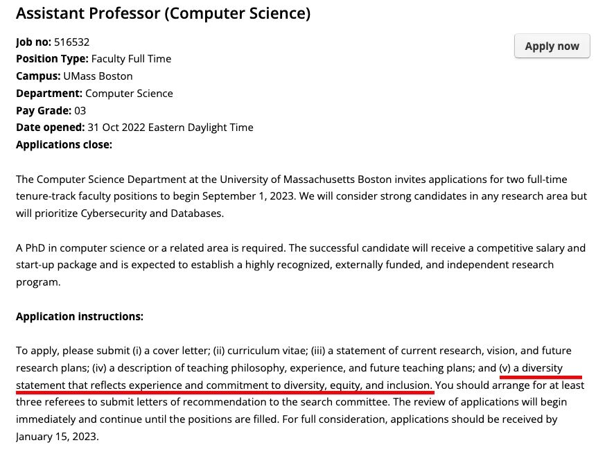 Click to enlarge dei requirement university position boston Free Speech
