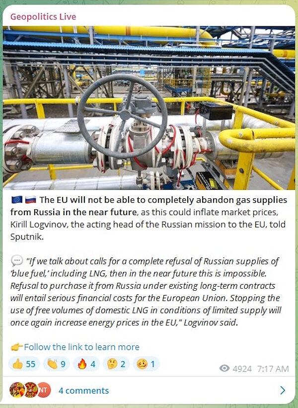 Click to enlarge telegram eu gas lng russia european union