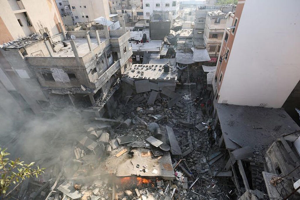 khan younis safe area gaza bombed israel