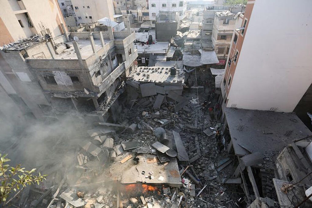 Click to enlarge khan younis safe area gaza bombed israel