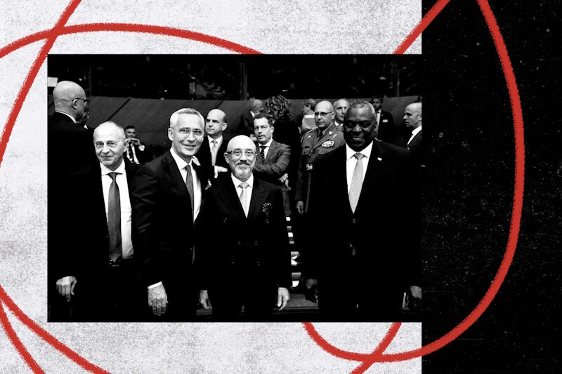 Click to enlarge Reznikov stoltenberg austen nato U.s. Ukraine