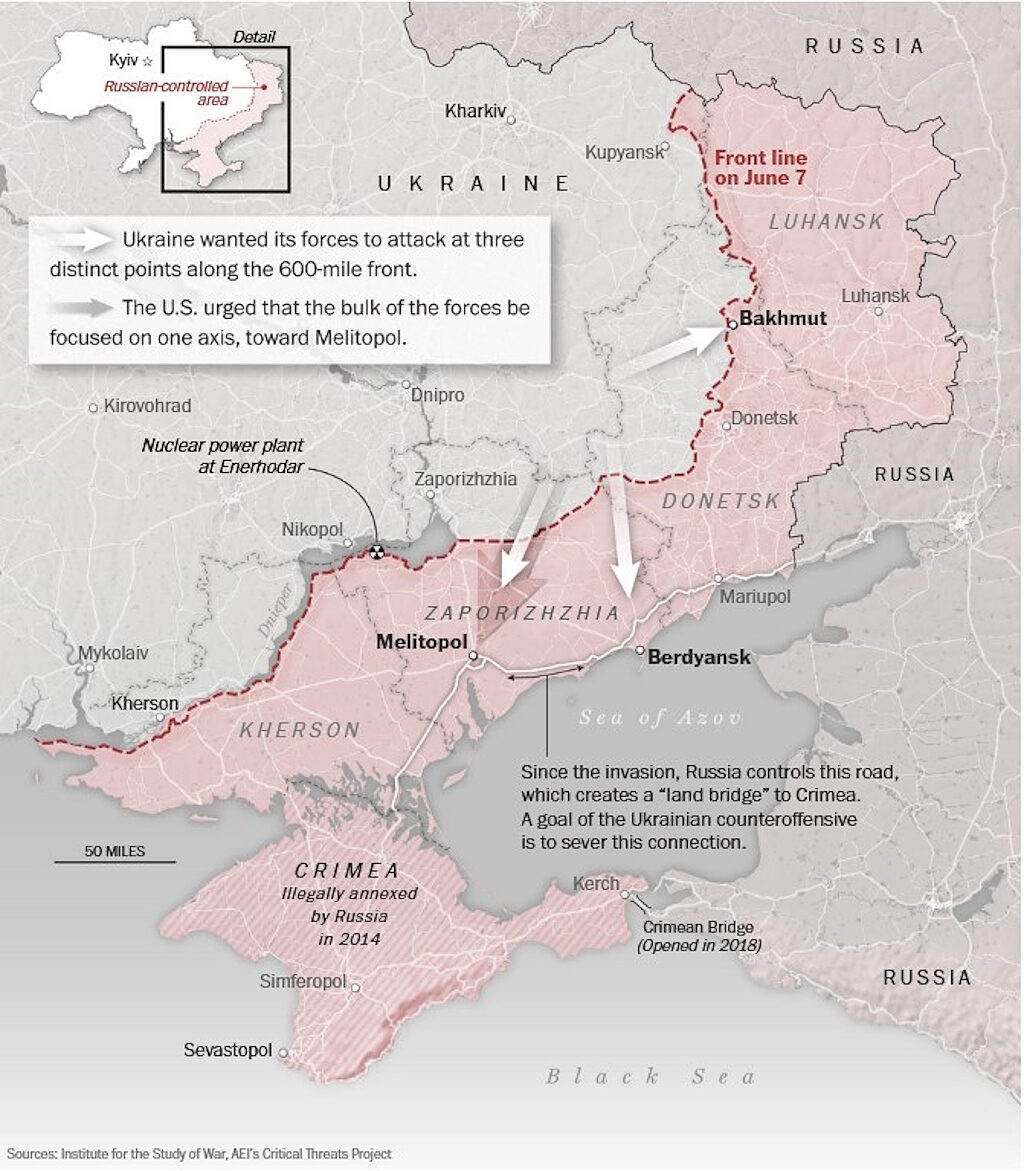 Ukraine summer counteroffensive 2023