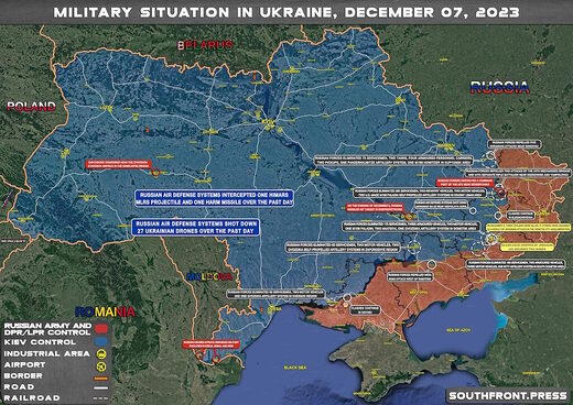 southfront ukraine map