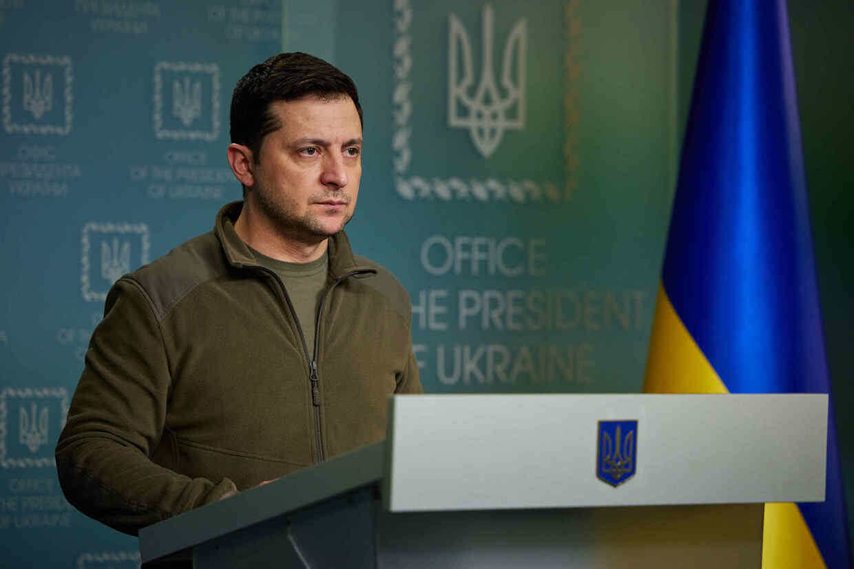 Ukrainian President Vladimir Zelenskyy.  Presidency of Ukraine