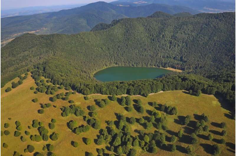 volcano crater