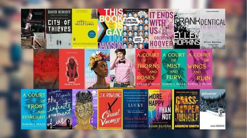 Click to enlarge banned books