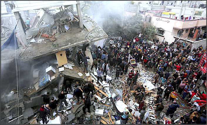 Click to enlarge Gaza wreckage