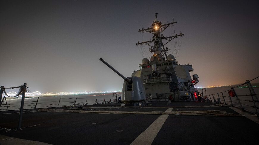 Click to enlarge USS Carney warship