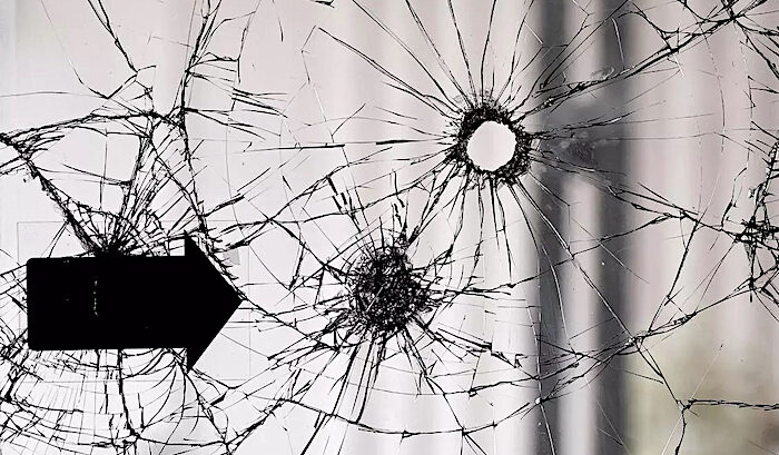 Click to enlarge cracked window