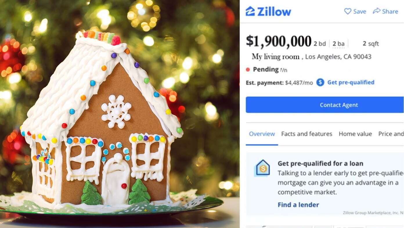gingerbread house zillow listing
