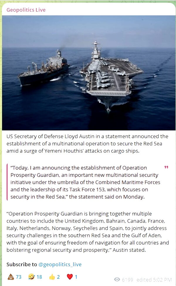 Click to enlarge us fleet to red sea lloyd austin