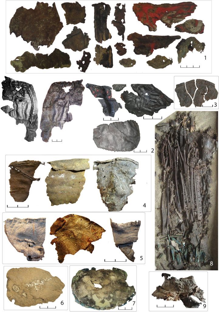 Click to enlarge leather object fragments