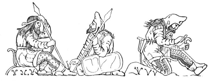 Click to enlarge Scythian warriors