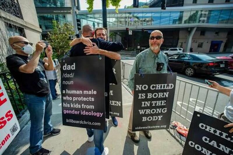 Click to enlarge Activist Chris Elston
