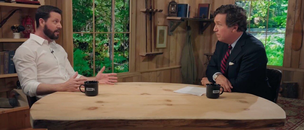 Seth Dillon of Babylon Bee and Tucker Carlson