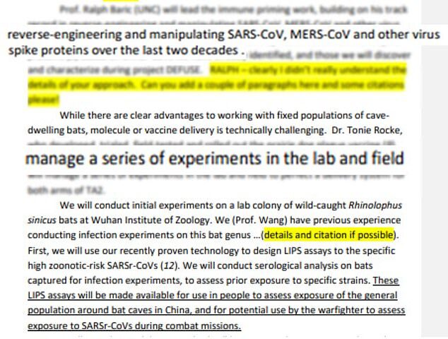 Click to enlarge daszak covid gain of function email research