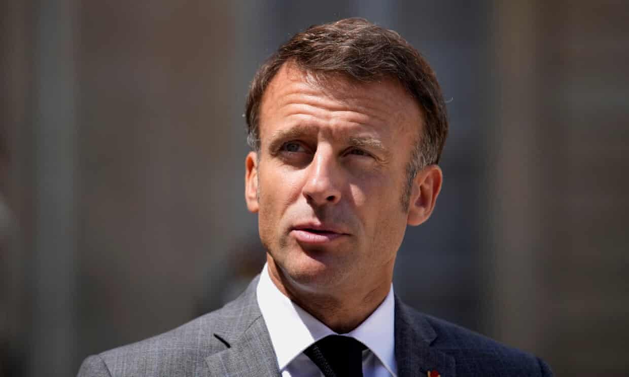 Click to enlarge Emmanuel Macron