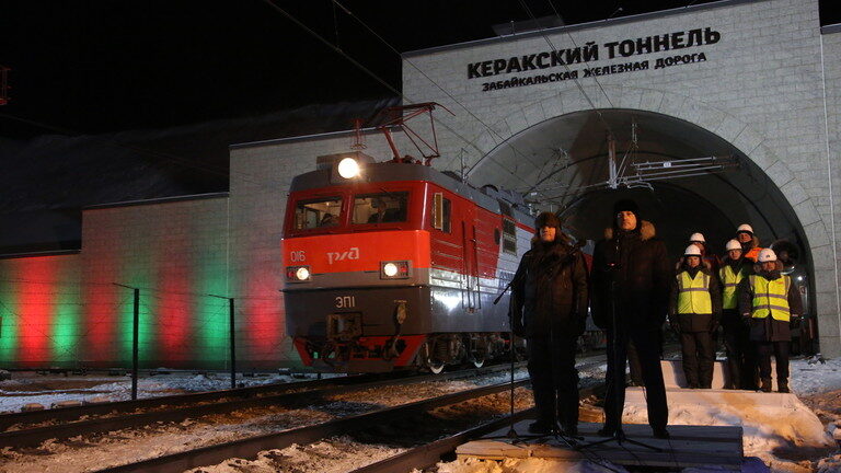 Trans-Siberian tunnel