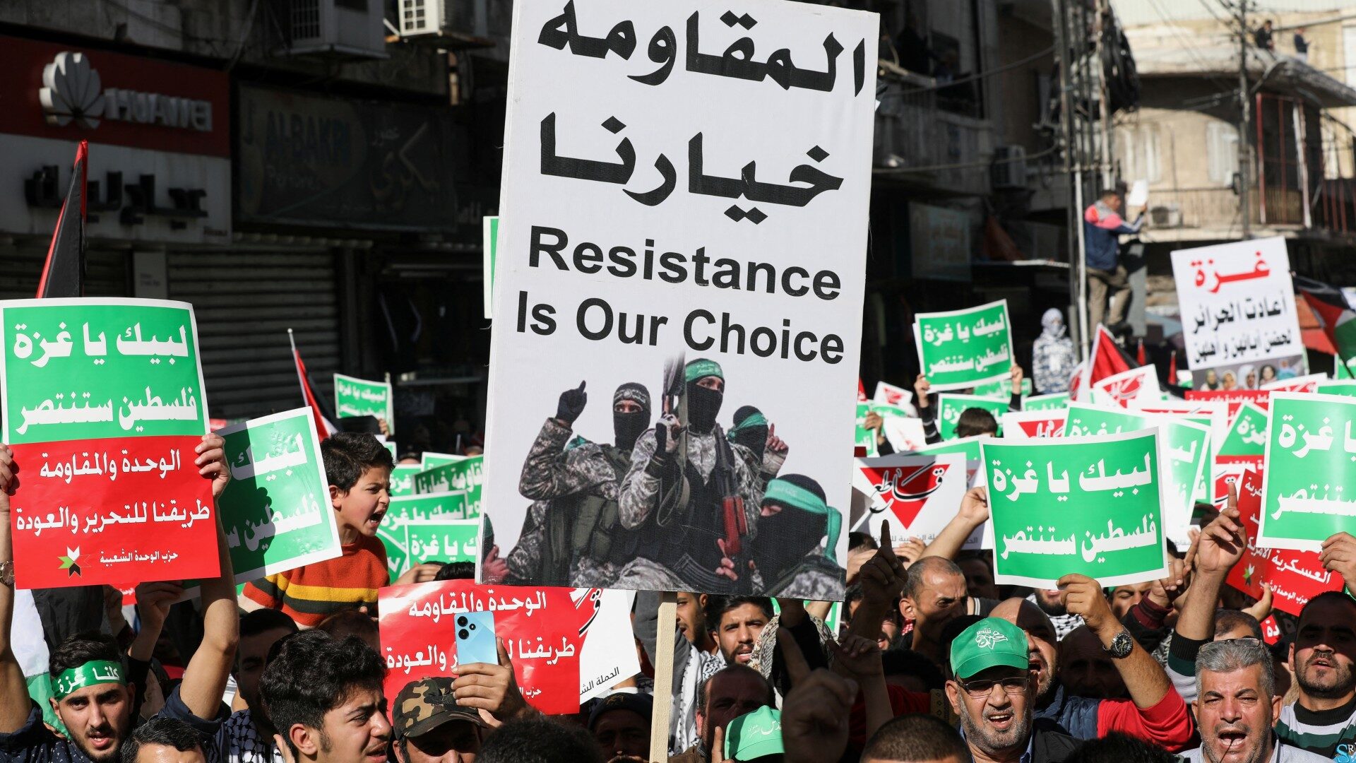 Click to enlarge Propalestinian Amman
