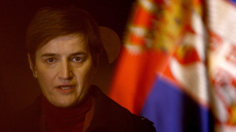 Serbian Prime Minister Ana Brnabic.