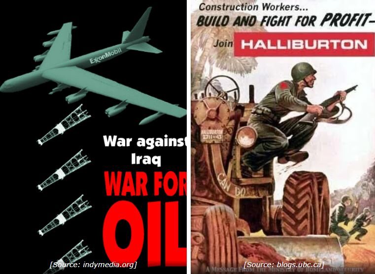 Click to enlarge War for Oil & Halliburton