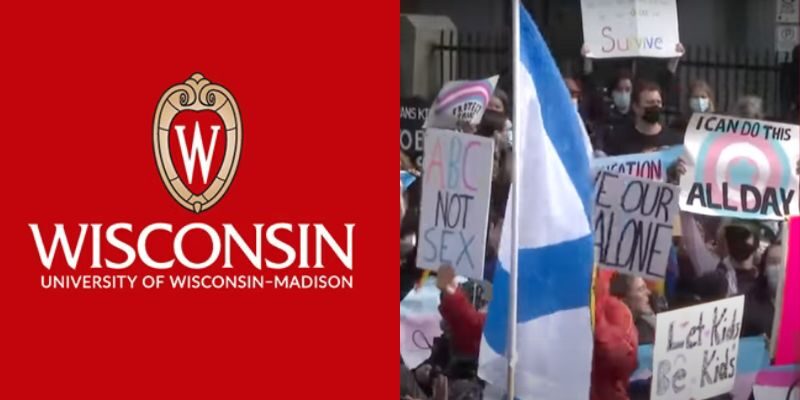 Click to enlarge University of Wisconsin protest