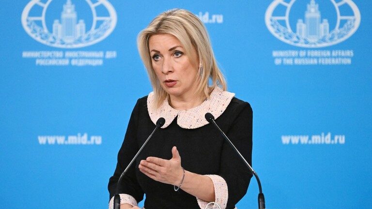 Click to enlarge Maria Zakharova.