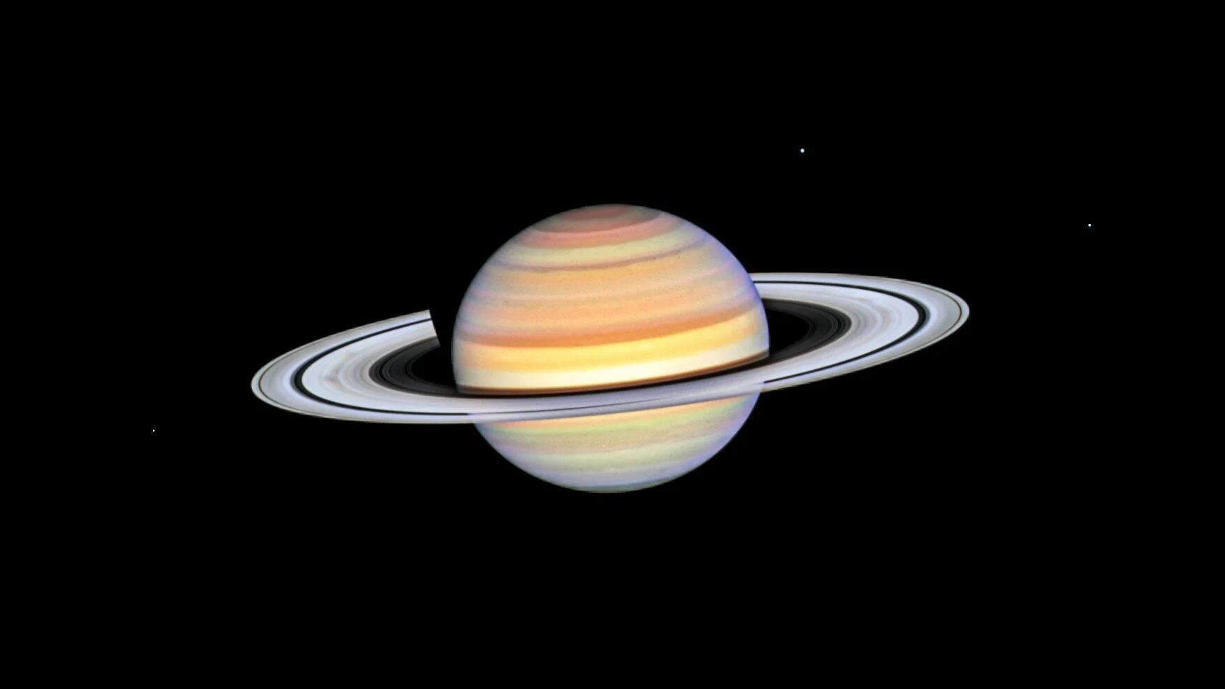 photo of Saturn was taken by NASA’s Hubble Space Telescope on October 22, 2023