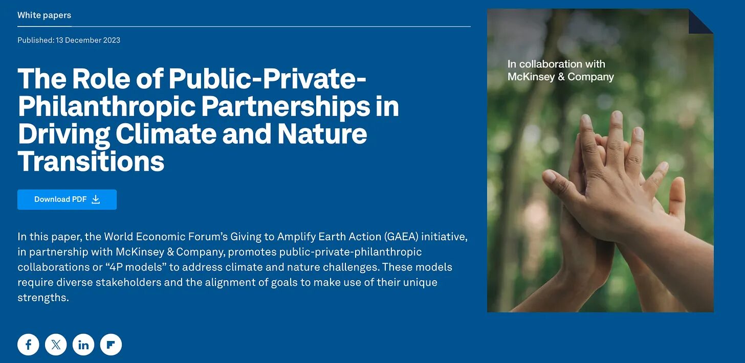 The Role of Public-Private-Philanthropic Partnerships