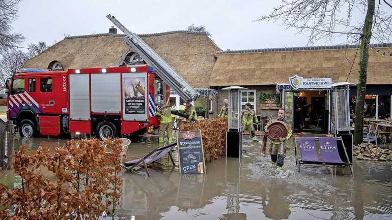 cafe netherlands flood