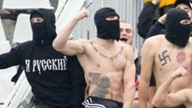 Click to enlarge Neo-Nazis in the Ukraine.