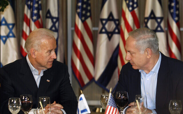 joe biden netanyahu israel america