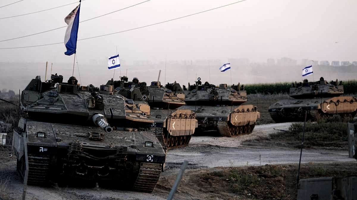 israel tanks gaza border