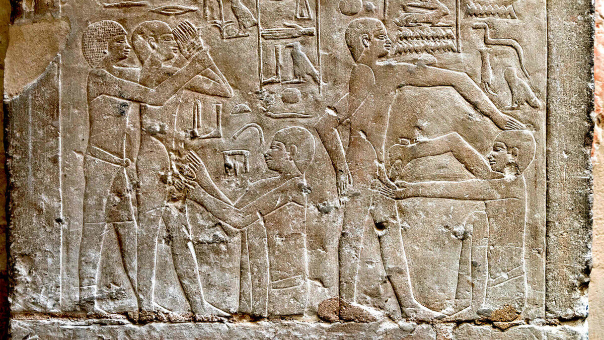 Click to enlarge Tomb of Ankhmahor in Saqqara