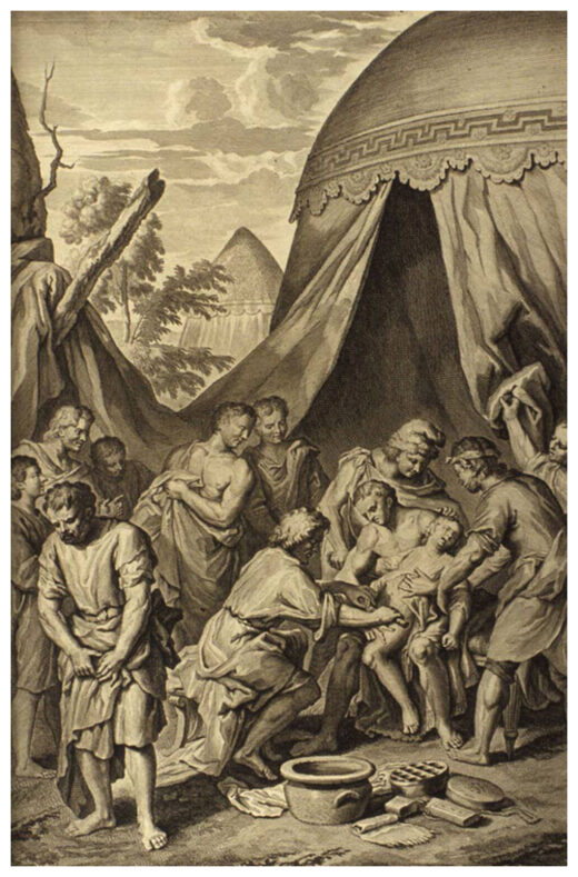 Click to enlarge Abraham and the men of his house