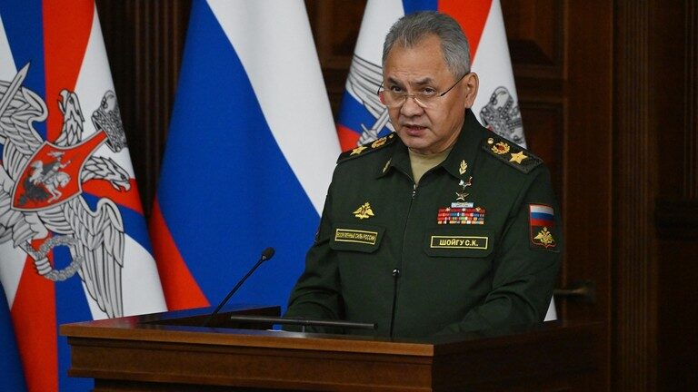 Click to enlarge Russian Defense Minister Sergei Shoigu.