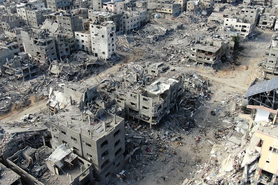 Beit Lahia in northern Gaza destroyed israel bombings